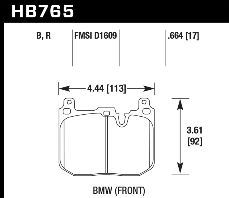 BMW 2 Series Brake Pads - Front - Hawk Performance - HPS 5.0 - `14-`15 BMW 2 Series Brake Pads - Front - Hawk Performance - HPS 5.0 - `14-`15